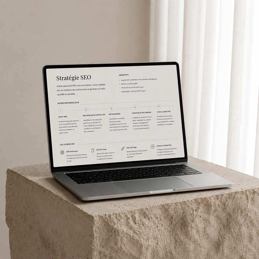Optimisation SEO - Mes services - STUDIO MORO